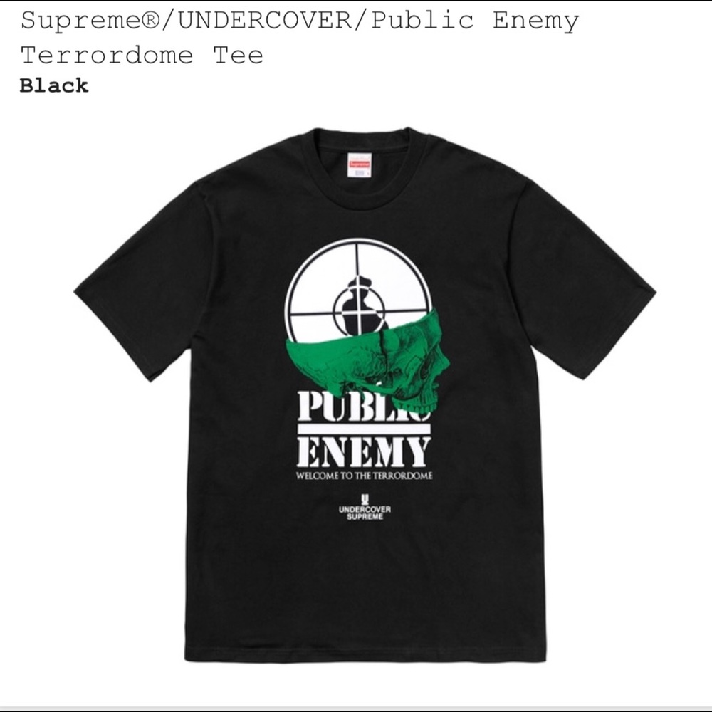 SUPREME/Undercover/Public Enemy Terrordome Tee